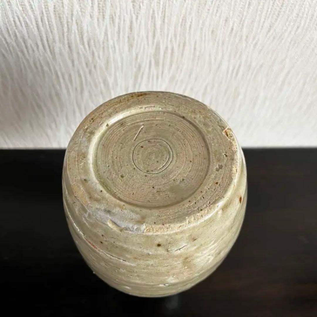 志野織部　徳利　金継ぎ