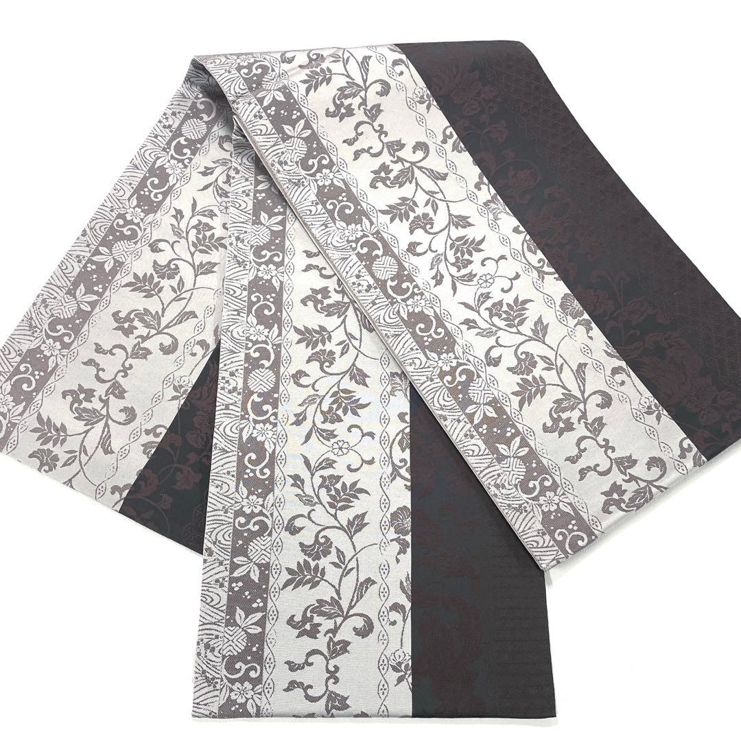 専用帯4206 ●高級 正絹 両面全通 リバーシブル 袋帯