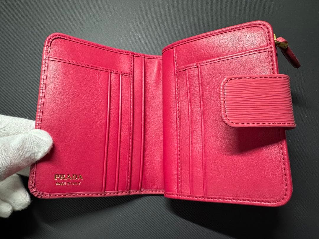 【未使用品】 PRADA 1ML018 ビッテロムーヴ PEONIA ピンク