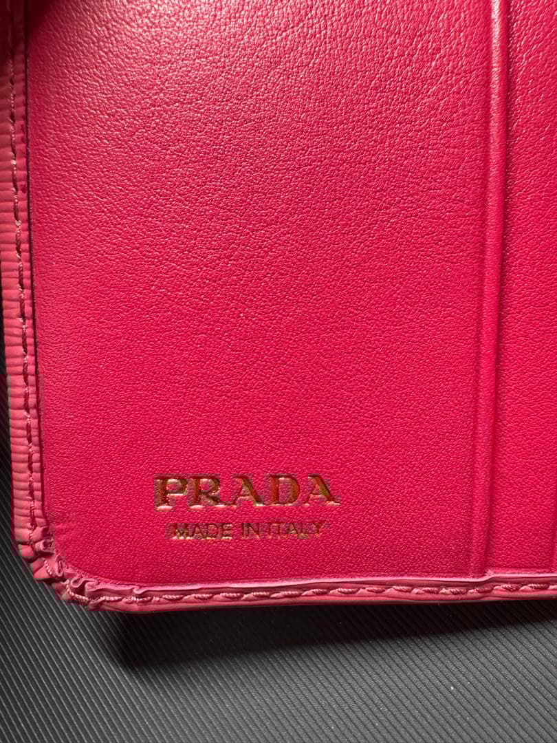 【未使用品】 PRADA 1ML018 ビッテロムーヴ PEONIA ピンク