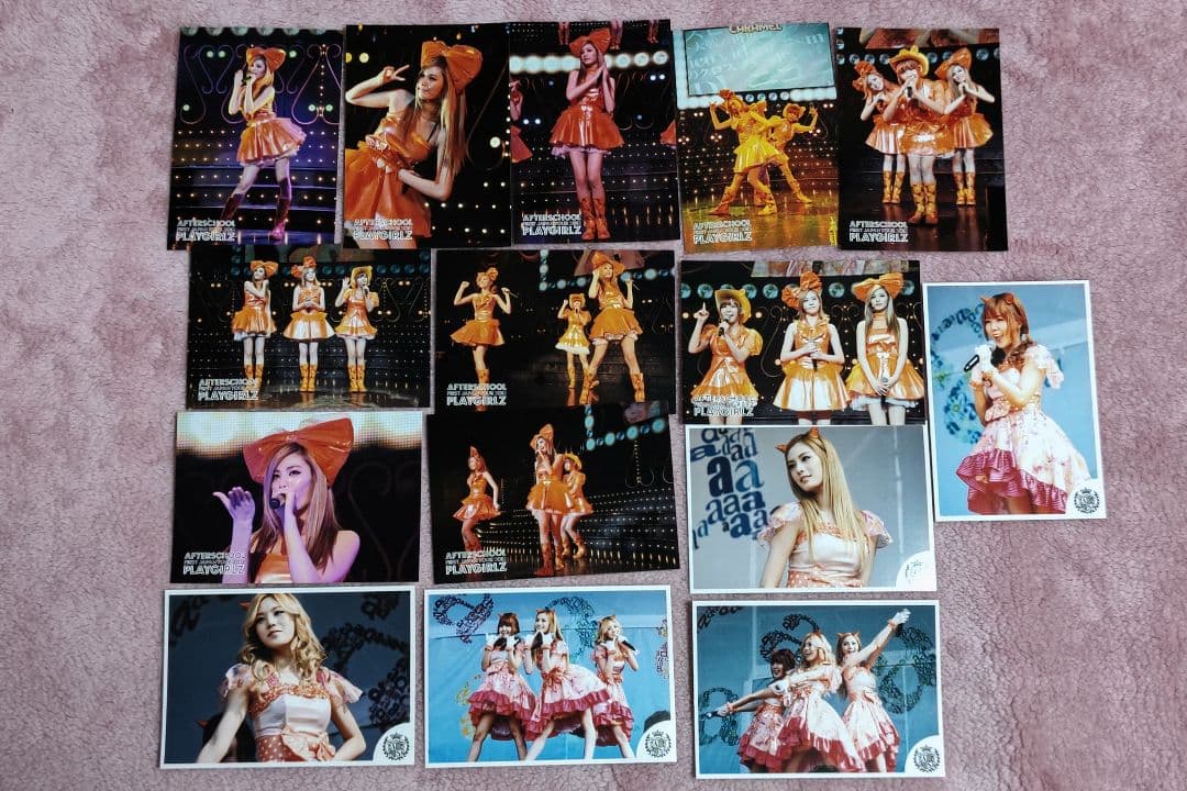 AFTERSCHOOL　公式ユニット　オレンジキャラメル　生写真　セット