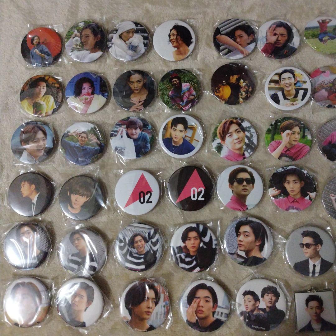 竜星涼 ガチャガチャ バッジ・マグネット・キーホルダー・シール等 98個セット