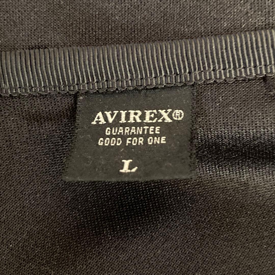 AVIREX アビレックス　ブラック ジップアップジャケット