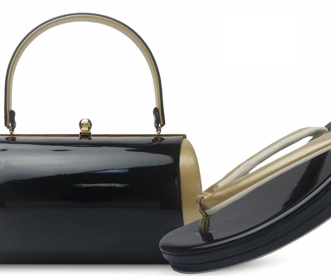 草履バッグセット エナメル シンプル 振袖 成人式 wzouribag18-4