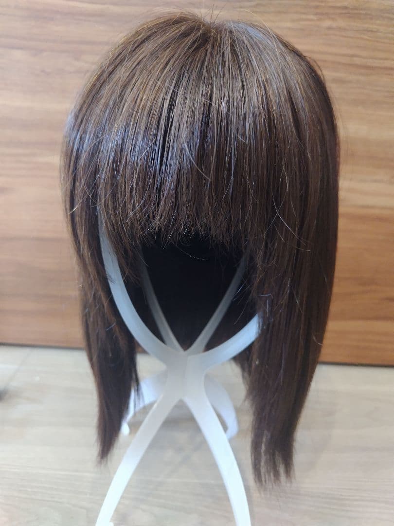 リネアストリア 天使のフラットボブ人毛MIX Ｓサイズ チョコブラウン
