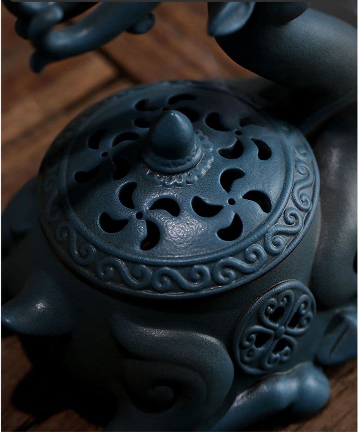 福鹿 香炉 陶磁器 装飾品 工芸品 美術品 置物