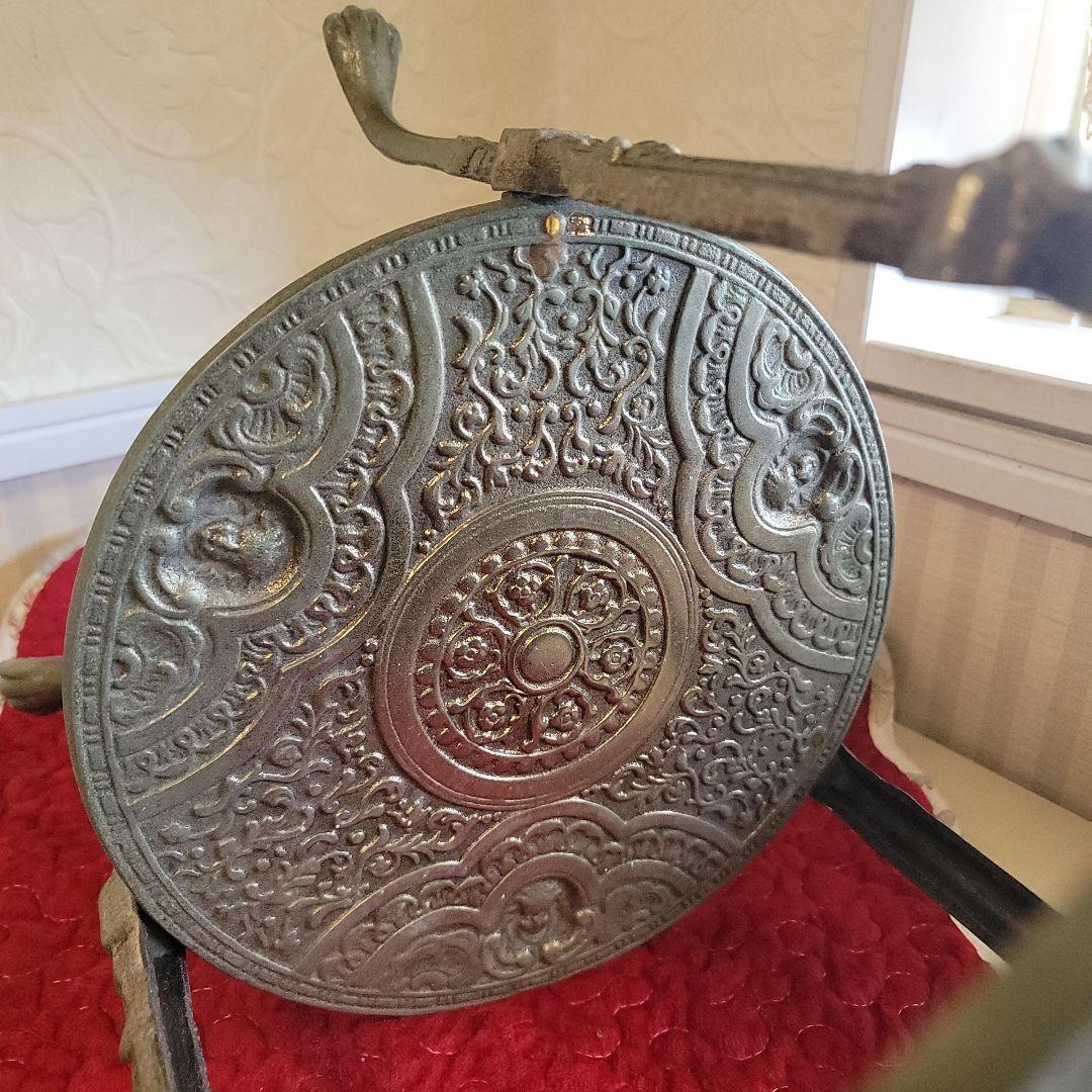 ご契約済みです！　アンティーク-ラック　サイドテーブル　コンソール　花台　真鍮製