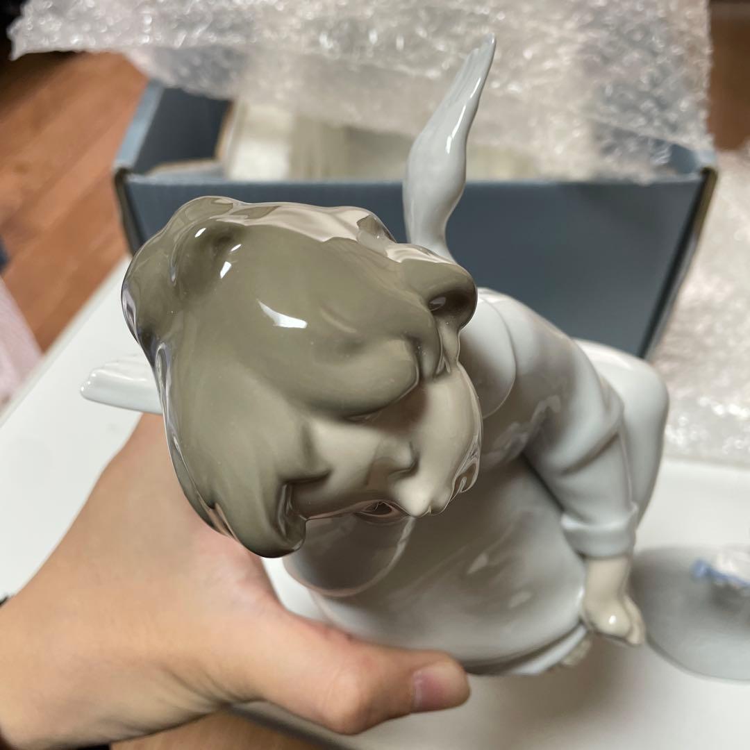 保管品　リヤドロ　LLADRO 天使の考えごと　トランペット　セット1109a1