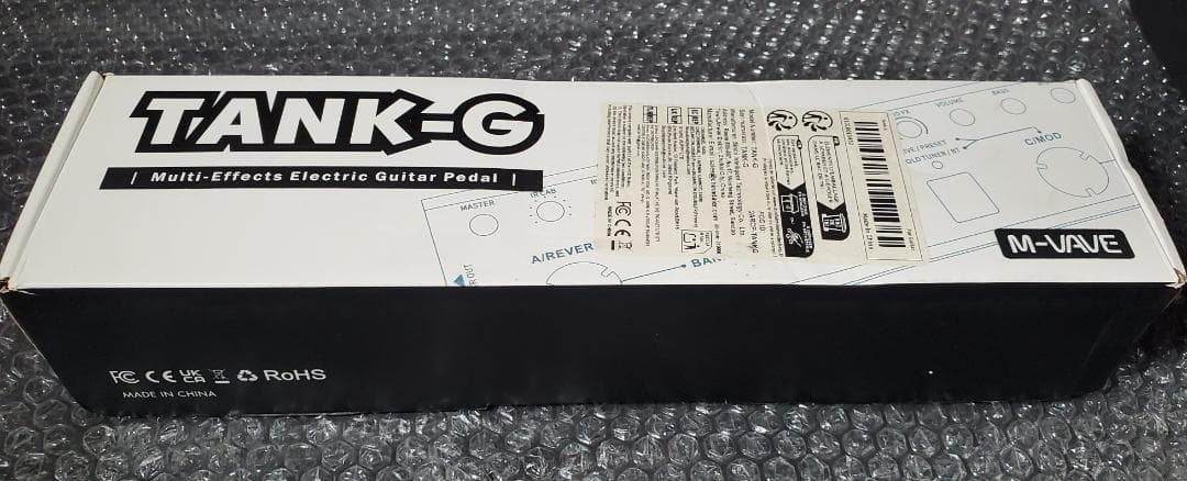 [新品] マルチエフェクター TANK-G 内蔵バッテリー ギター