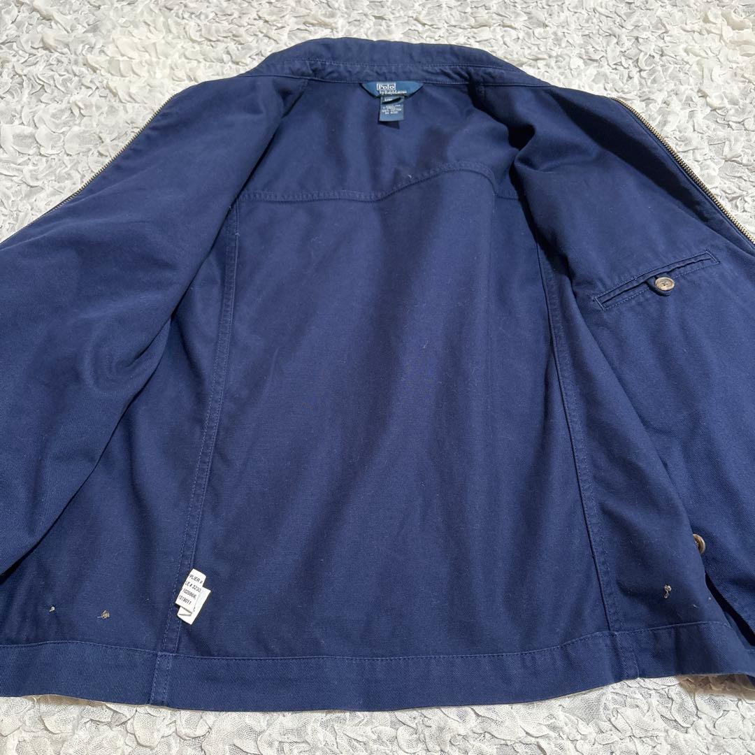 希少 ポロラルフローレン 三角タグ スウィングトップ ポニー刺繍 L 90s