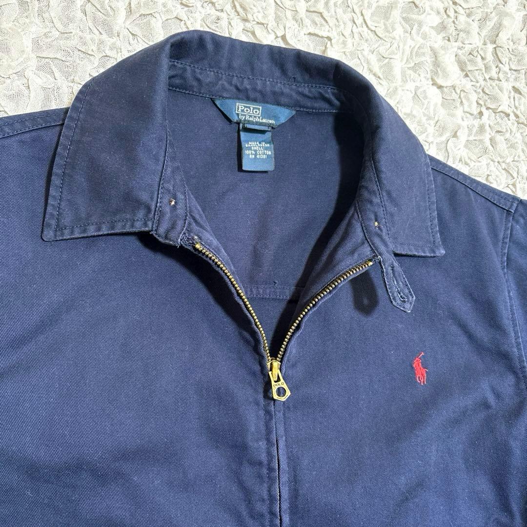 希少 ポロラルフローレン 三角タグ スウィングトップ ポニー刺繍 L 90s