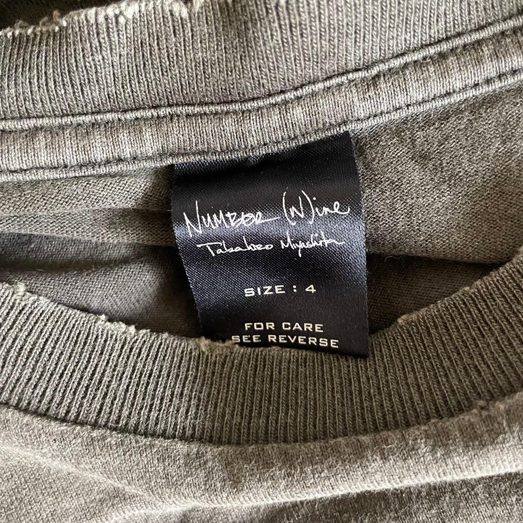 number nine スカルTシャツ ナイト期 ブラック