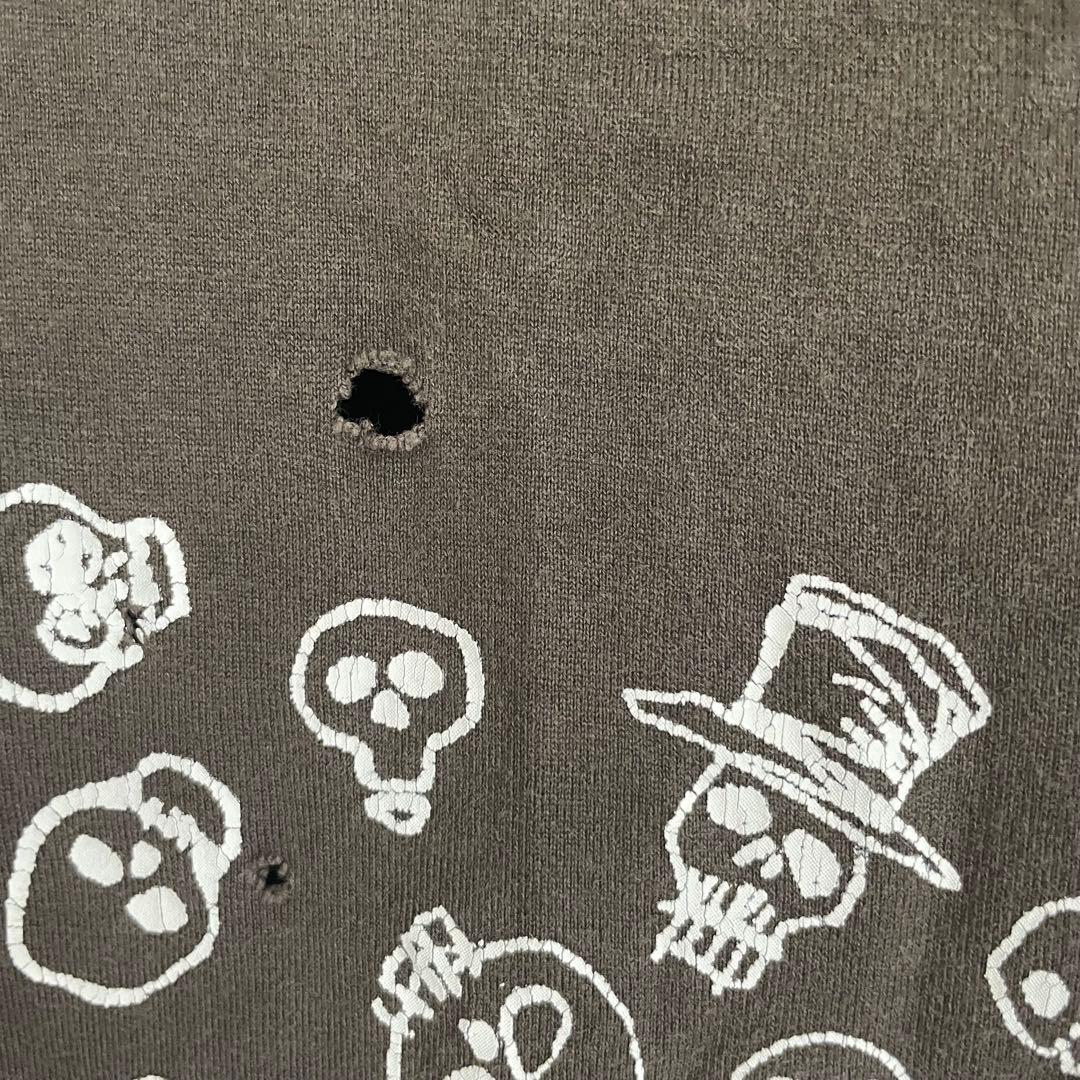 number nine スカルTシャツ ナイト期 ブラック