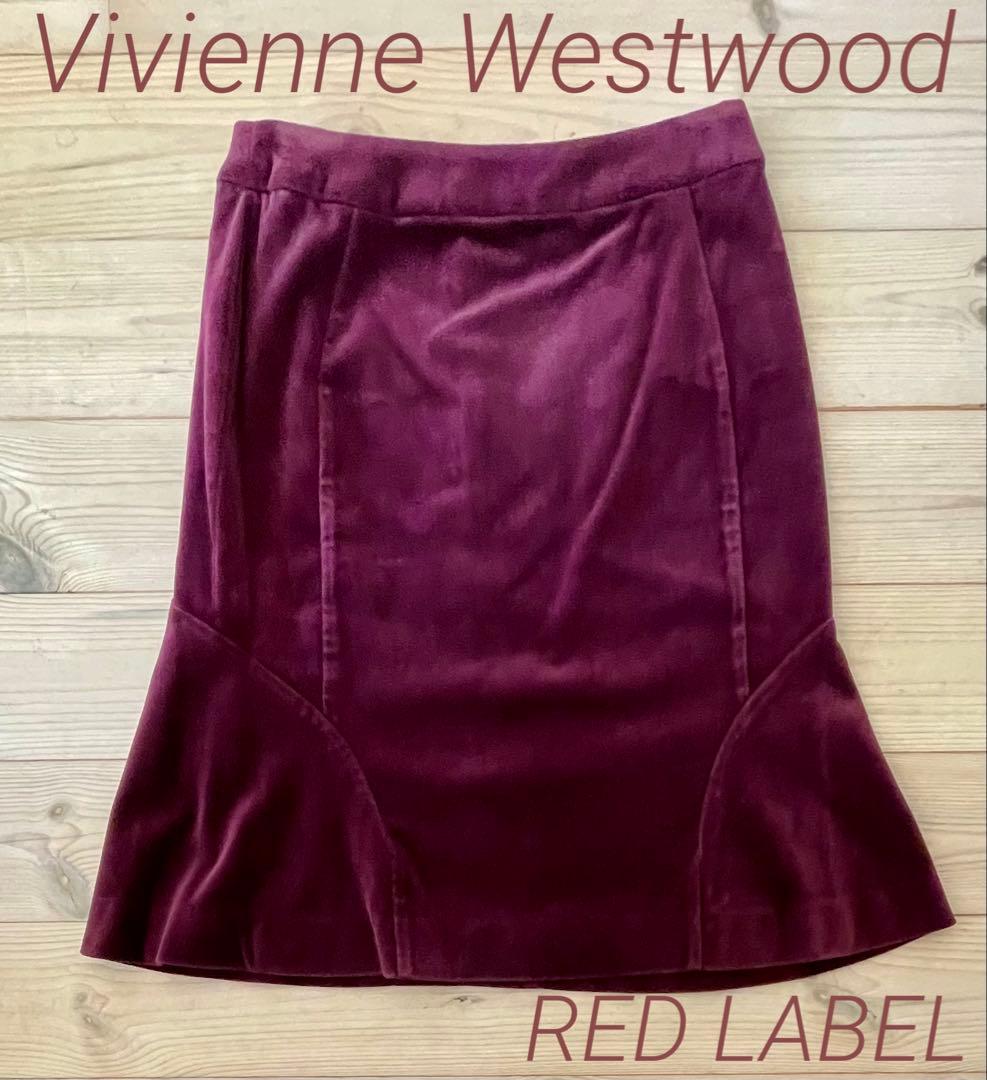 値下げ《レア》ユーズド》ヴィヴィアンウエストウッドRL⭐︎ベルベットスカート