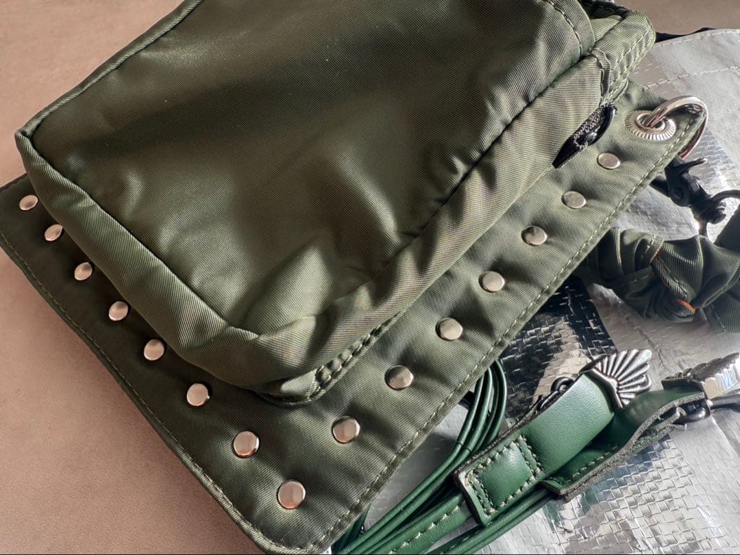 TOGA x PORTER コラボ ショルダーバッグ カーキ