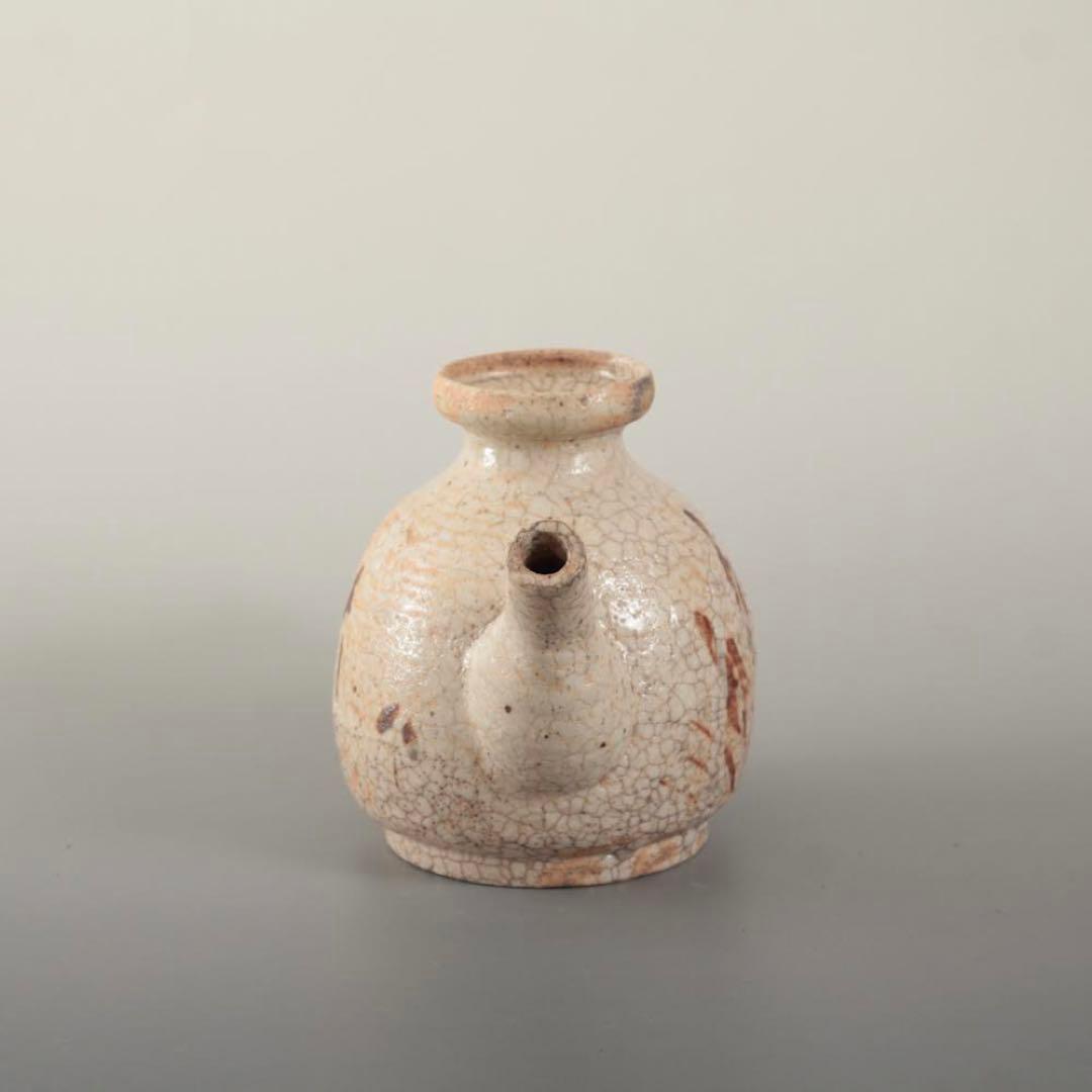 絵志野 水注 酒注 酒器 古美術 古道具 アンティーク 絵瀬戸