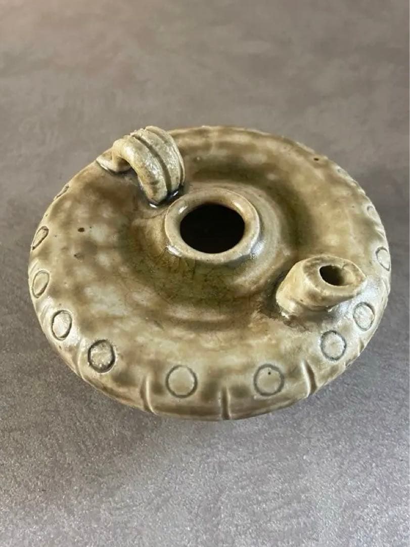 古瀬戸水滴　加藤宇助 作　共箱