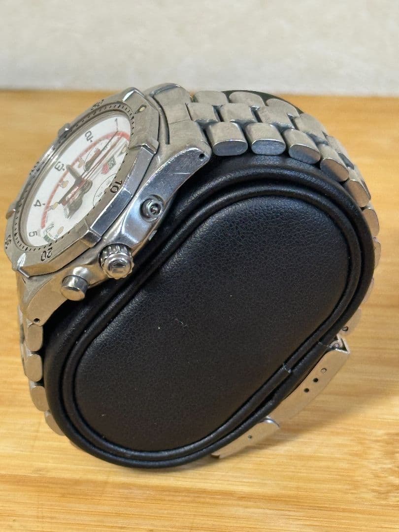 ​タグホイヤー セナモデル クロノグラフ CK111R 動作未確認