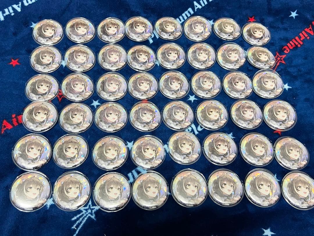 ホロライブ 七詩ムメイ 5th fes ホログラム 缶バッジ 48個セット