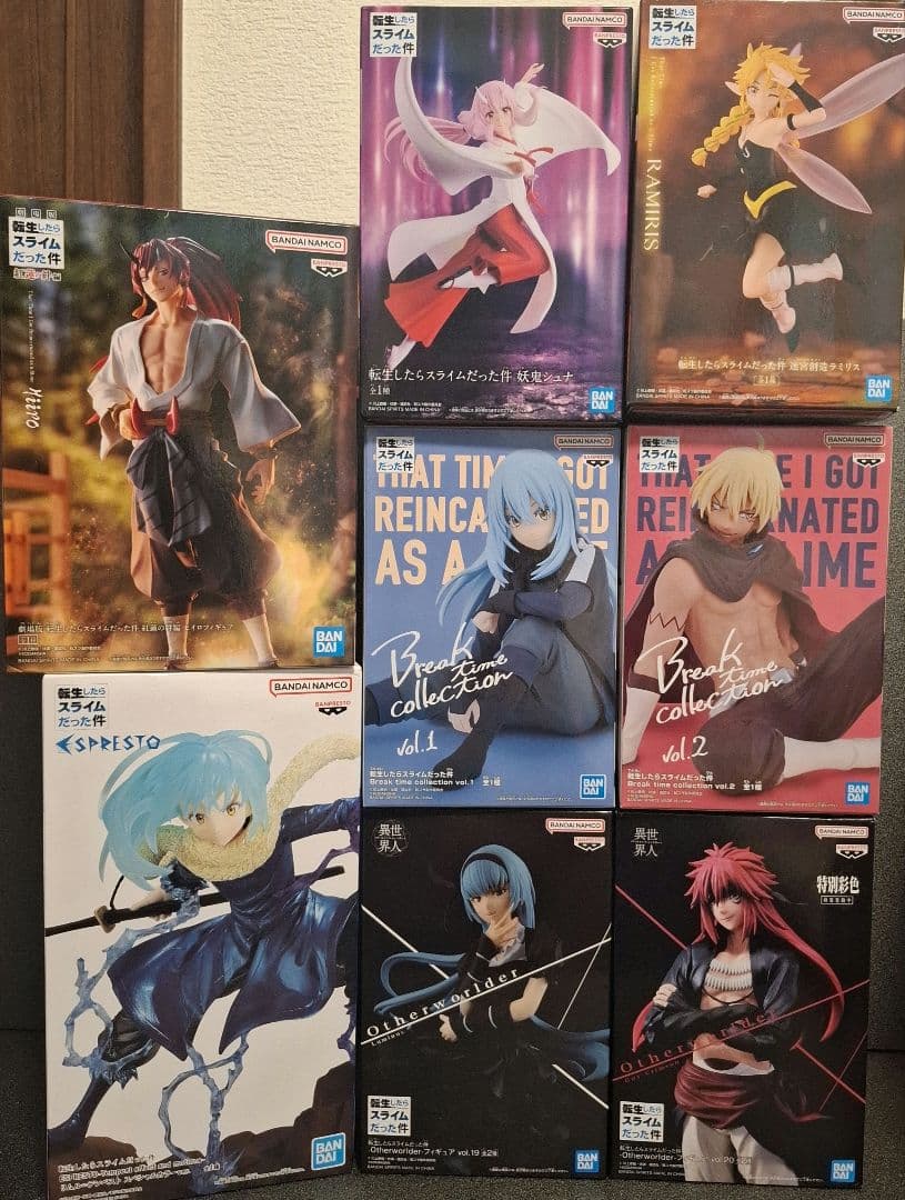 転スラ フィギュア Otherworlder 異世界人 など 8体 まとめ売り