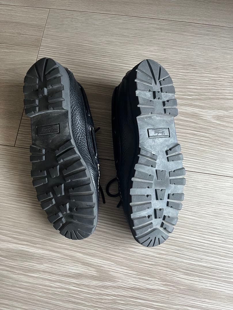 mmm　UNITED ARROWS別注 シボ革 パラブーツデッキシューズ