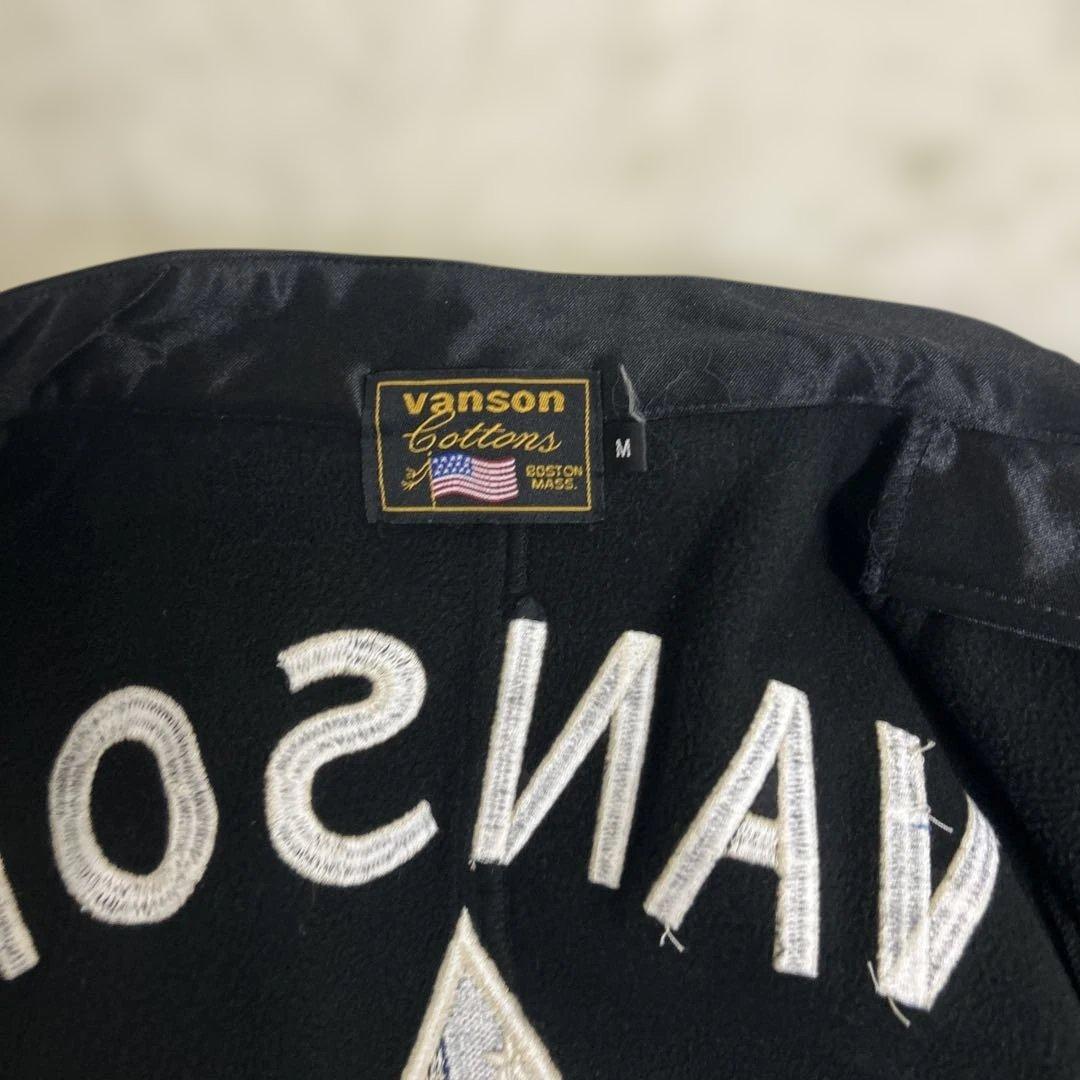 極美品 バンソン モーターサイクルジャケット ワッペン アメリカ国旗 星