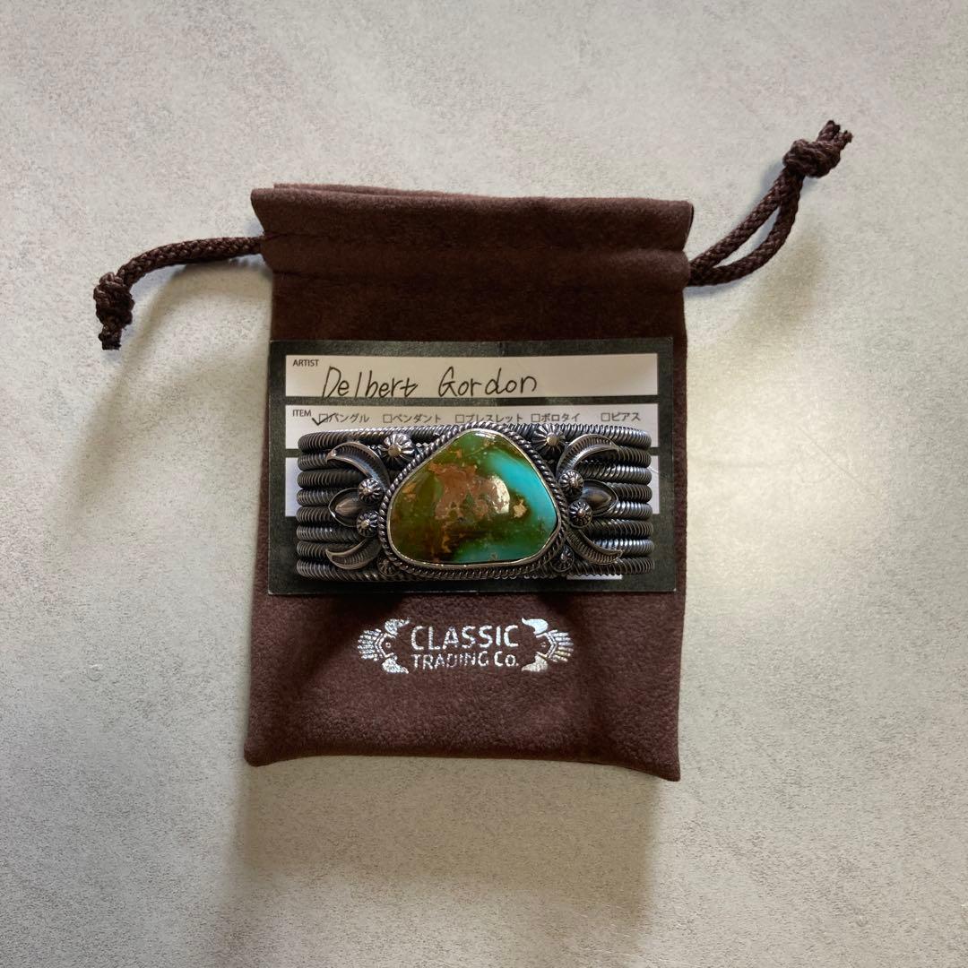 DELBERT GORDON インディアンジュエリー ロイストン　レア　ゴードン