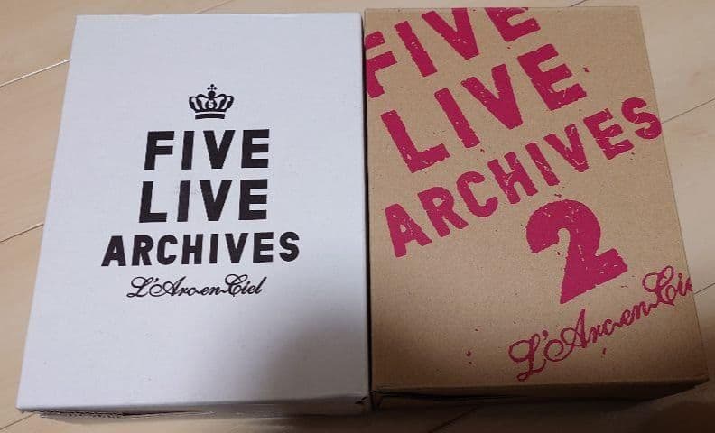FIVE LIVE ARCHIVES & 2 L'Arc~en~Ciel ラルク