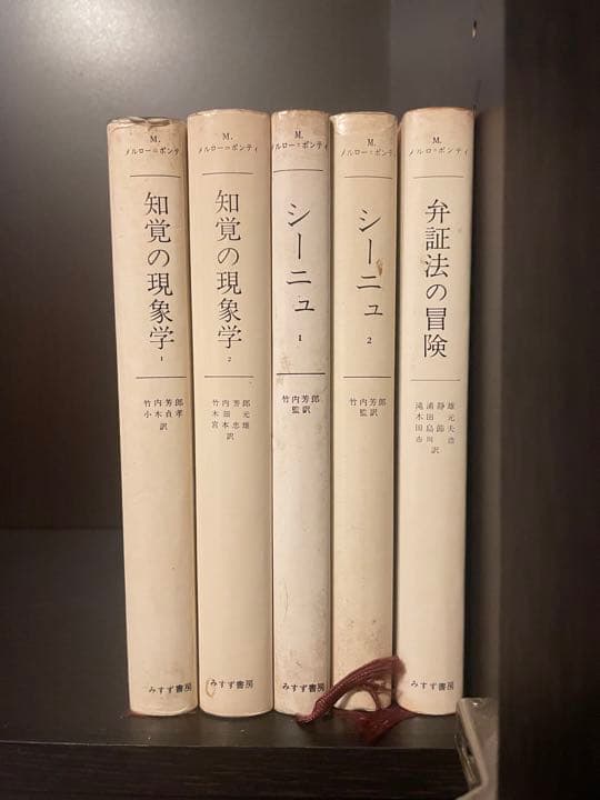 メルロ=ポンティ、まとめて5冊