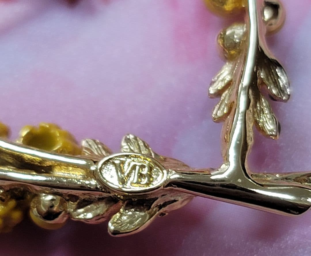 ★ヴァンドームブティック　ミモザブローチ　ハートリース★