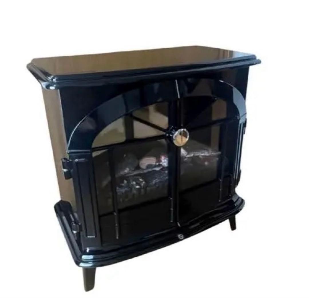 クラシックスタイル 電気ヒーター 黒