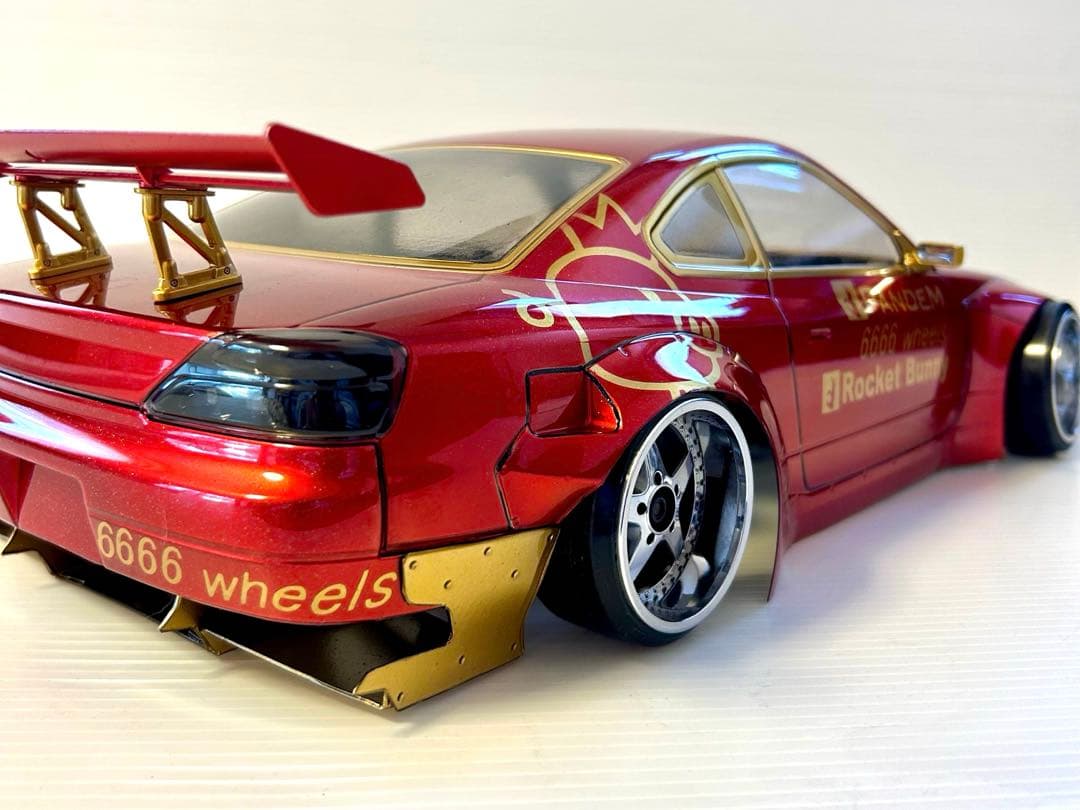 アディクション シルビアS15 ラジコン ボディ ロケットバニー 未使用