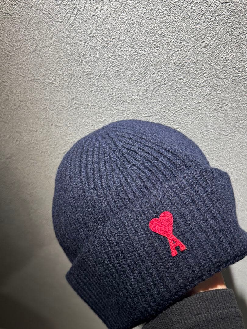 amiparis AmiParis アミパリ　ネイビー　ニット帽