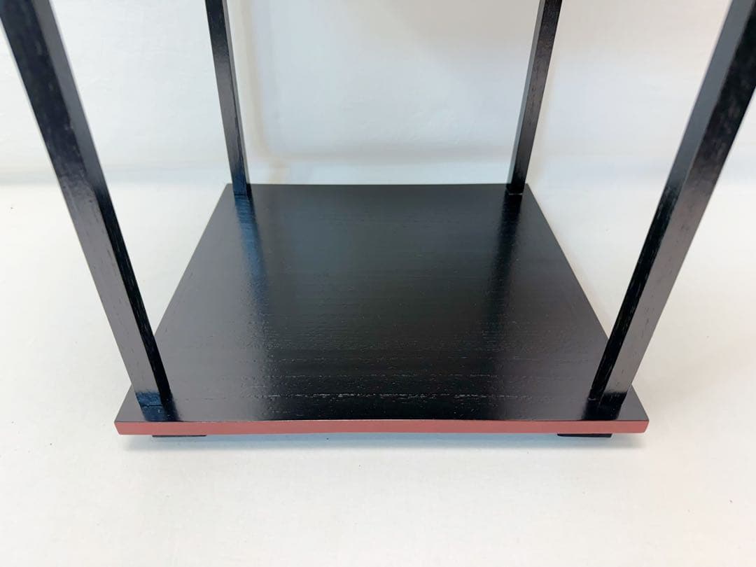 茶道具 更好棚 玄々斎好写 二重棚 爪紅 組み立式 紙箱