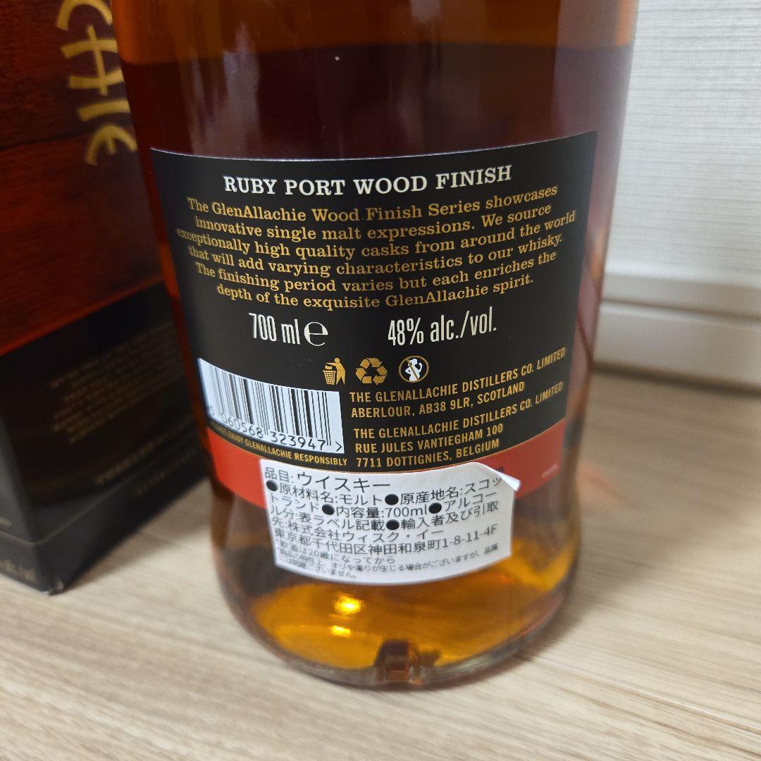 グレンアラヒー　12年 ルビーポートウッドフィニッシュ