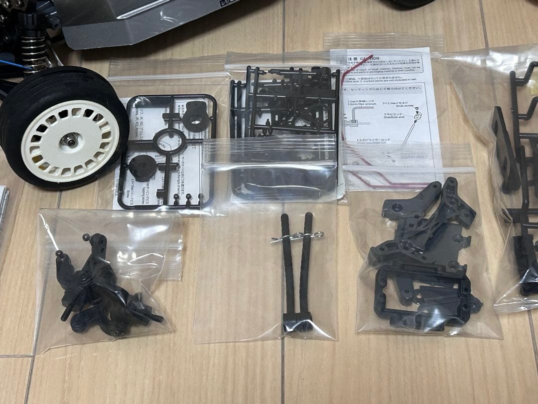 タミヤ DT-03 オプション多数 MX-4 ボディ 3PV メカ付き セット