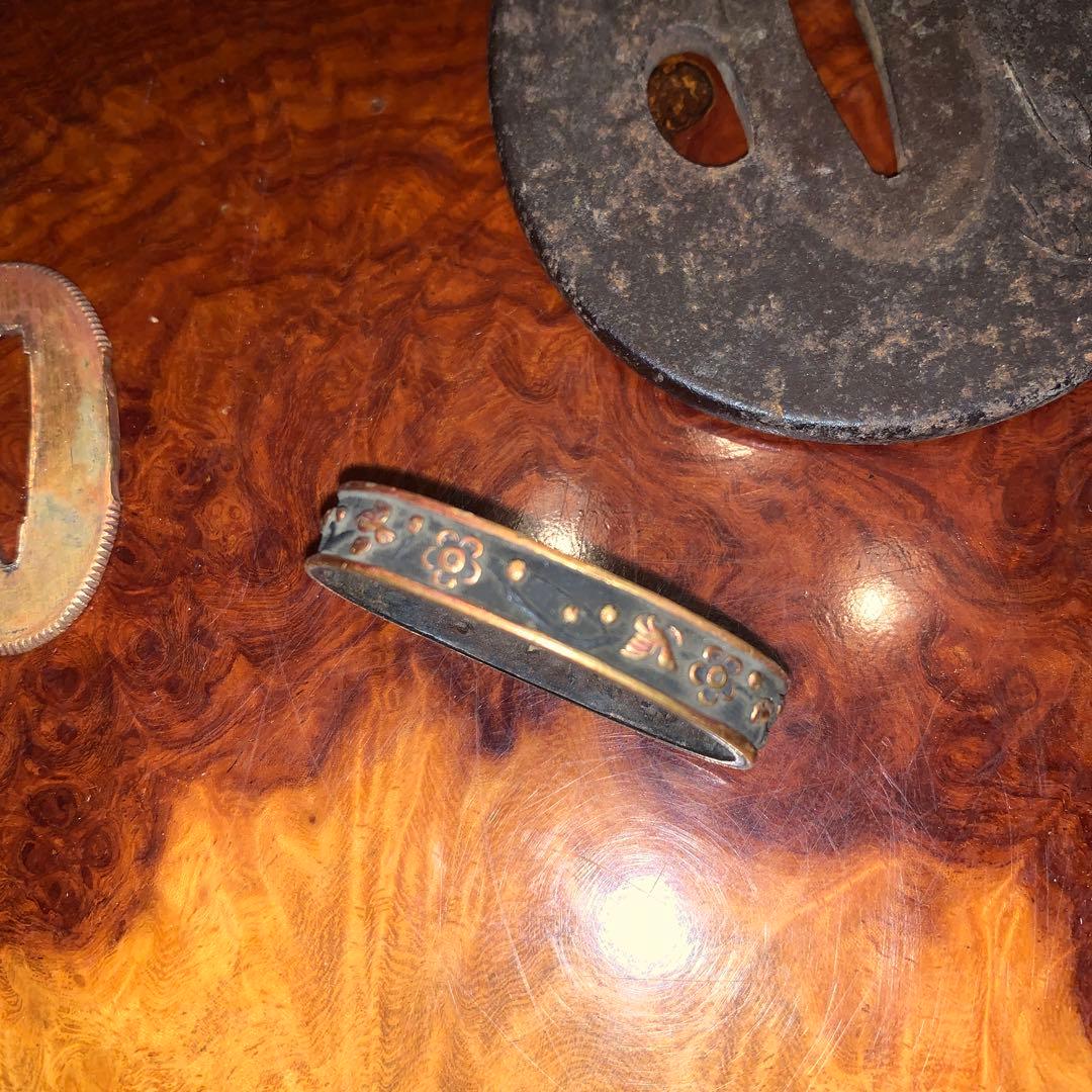 刀　鍔と切羽セット　年代不明品