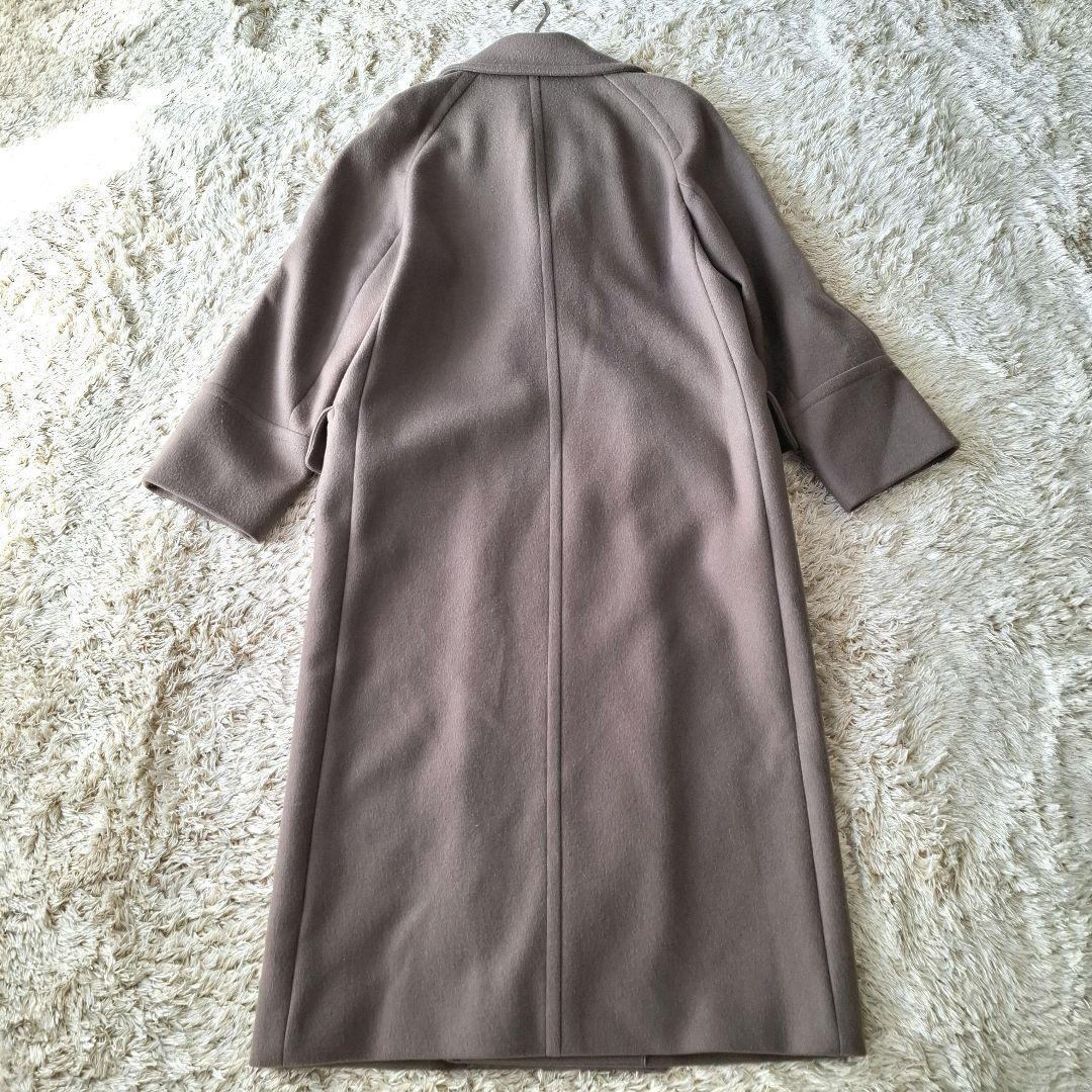 ビューティーアンドユース ハミルトンラムウール チェスターコート ロング M