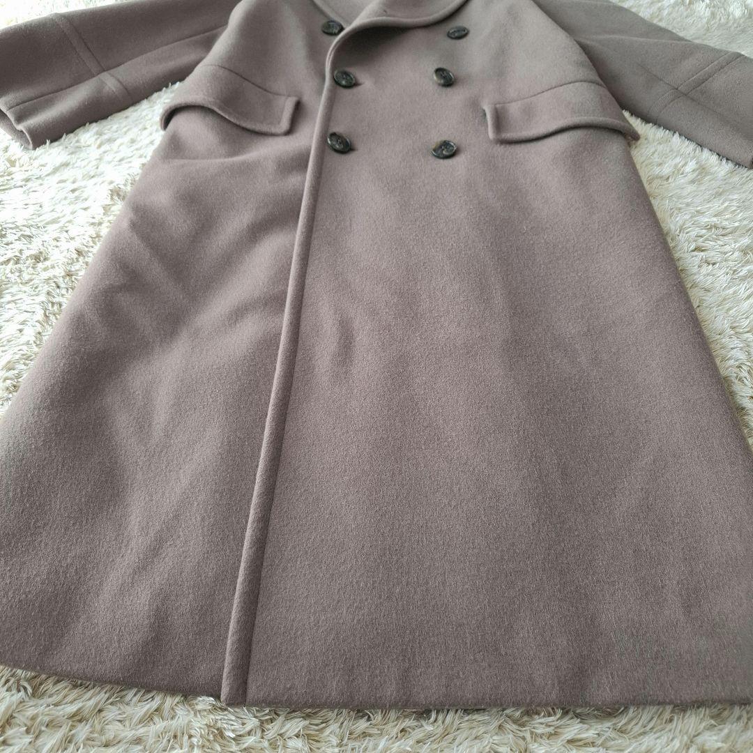 ビューティーアンドユース ハミルトンラムウール チェスターコート ロング M