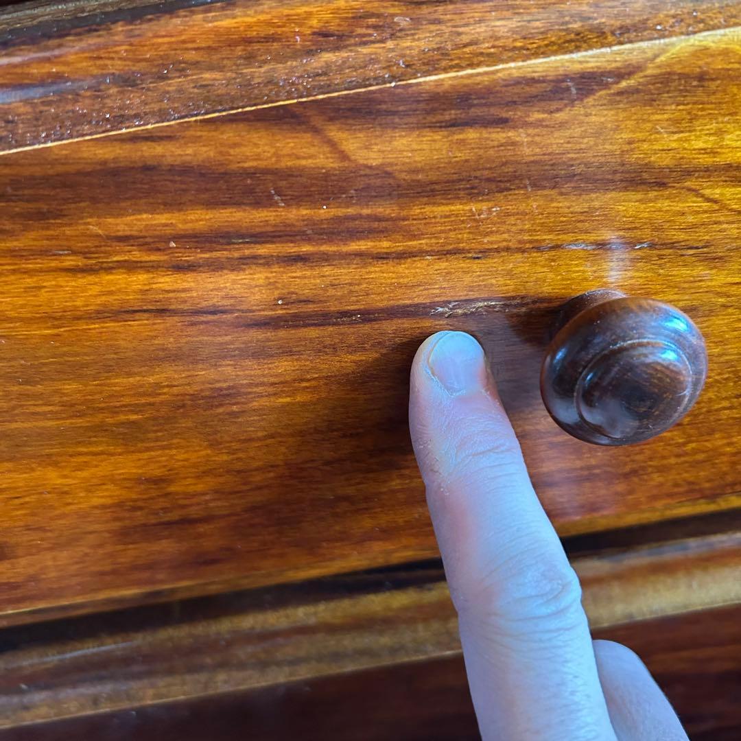 【美品】 猫脚 8段 チェスト