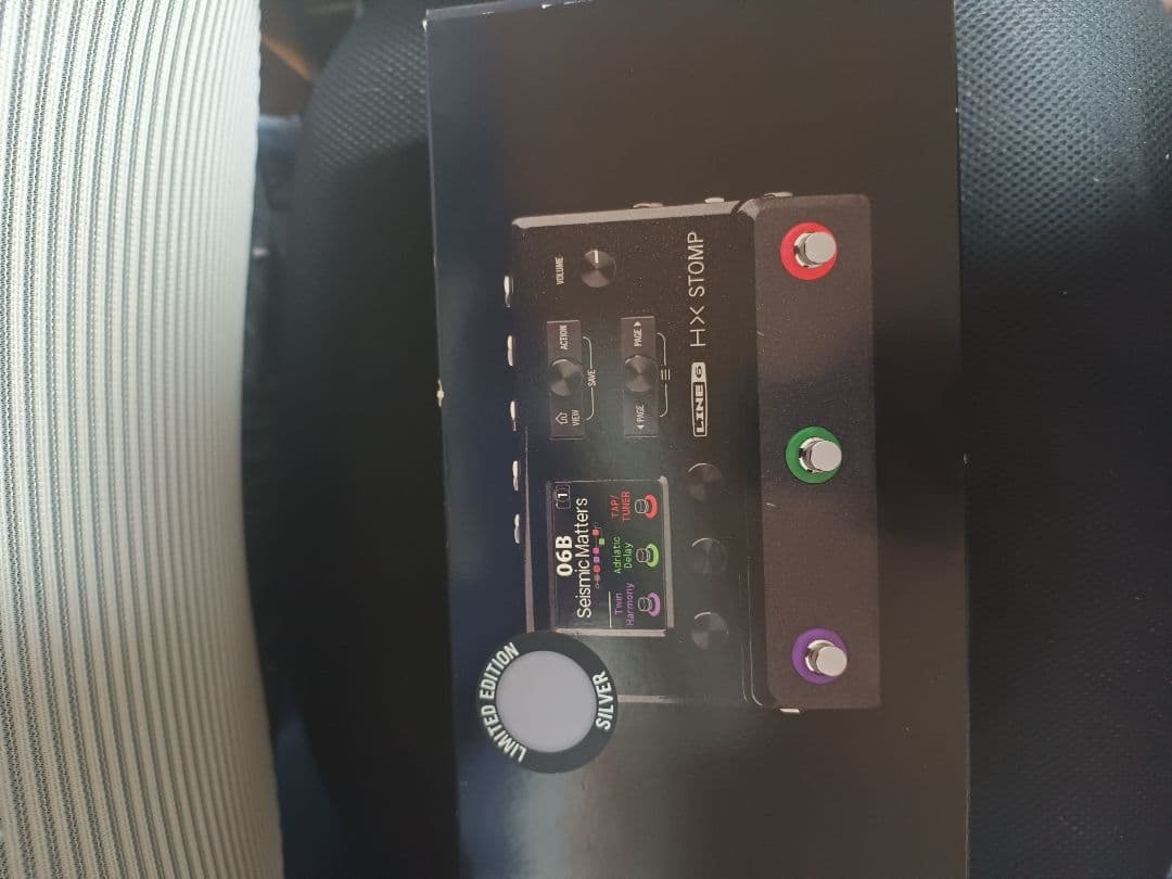 Line 6 HX Stomp Silver Edition＆BOSS FS7