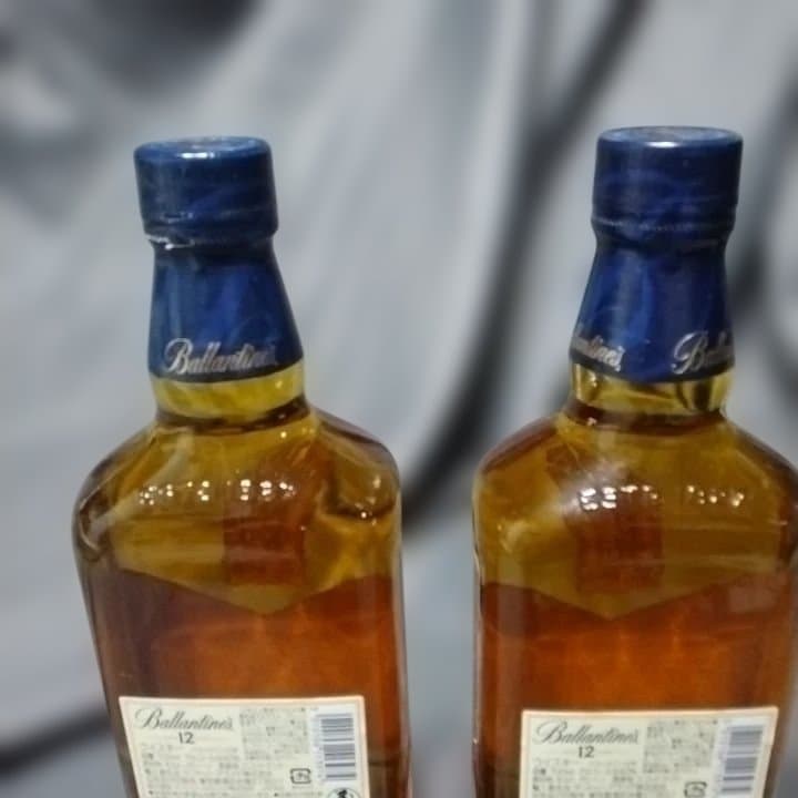 バランタイン 12年（箱つき）２本・バランタインFinest 1本