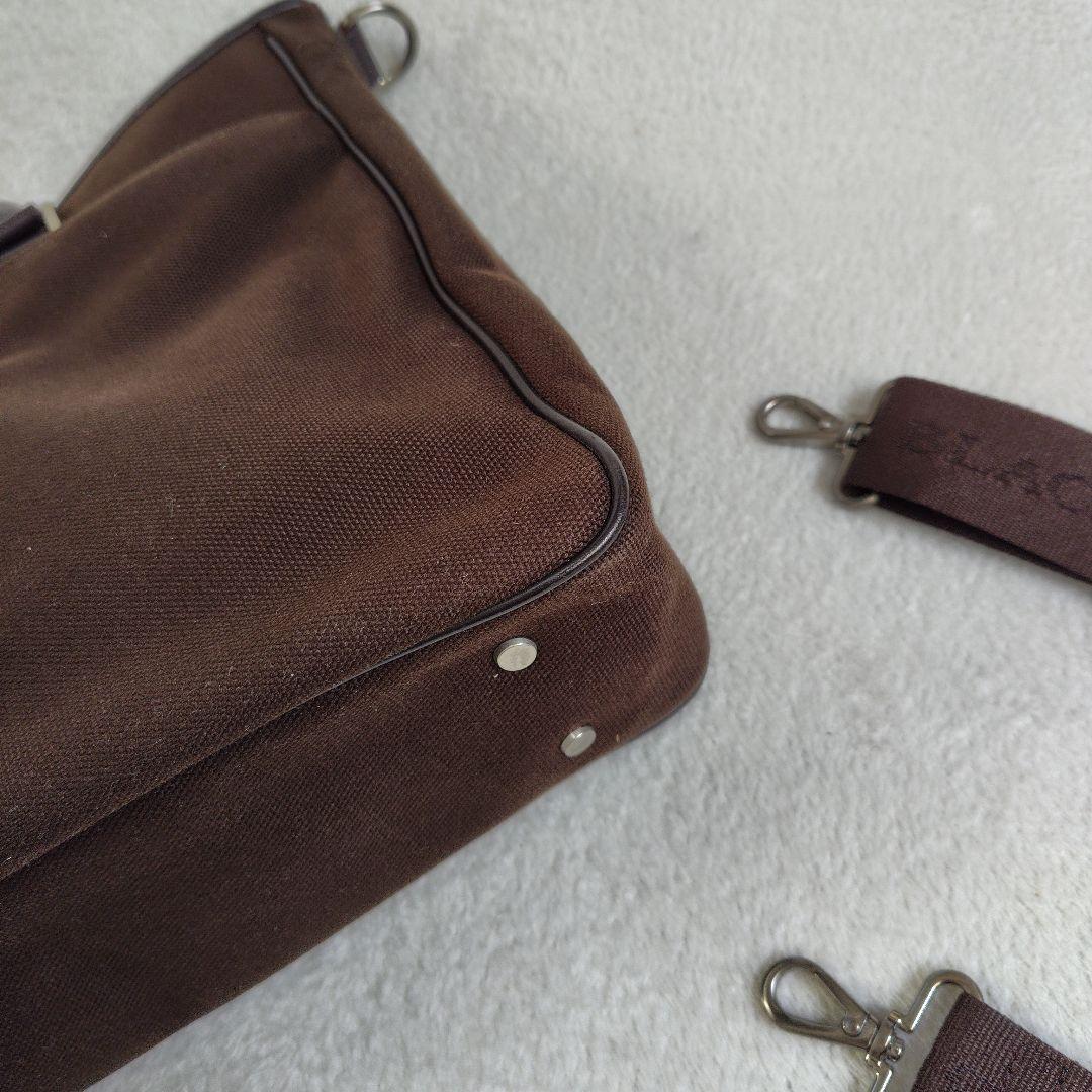 極美品　2way　バーバリーブラックレーベル　ビジネスバッグ　マルチストライプ