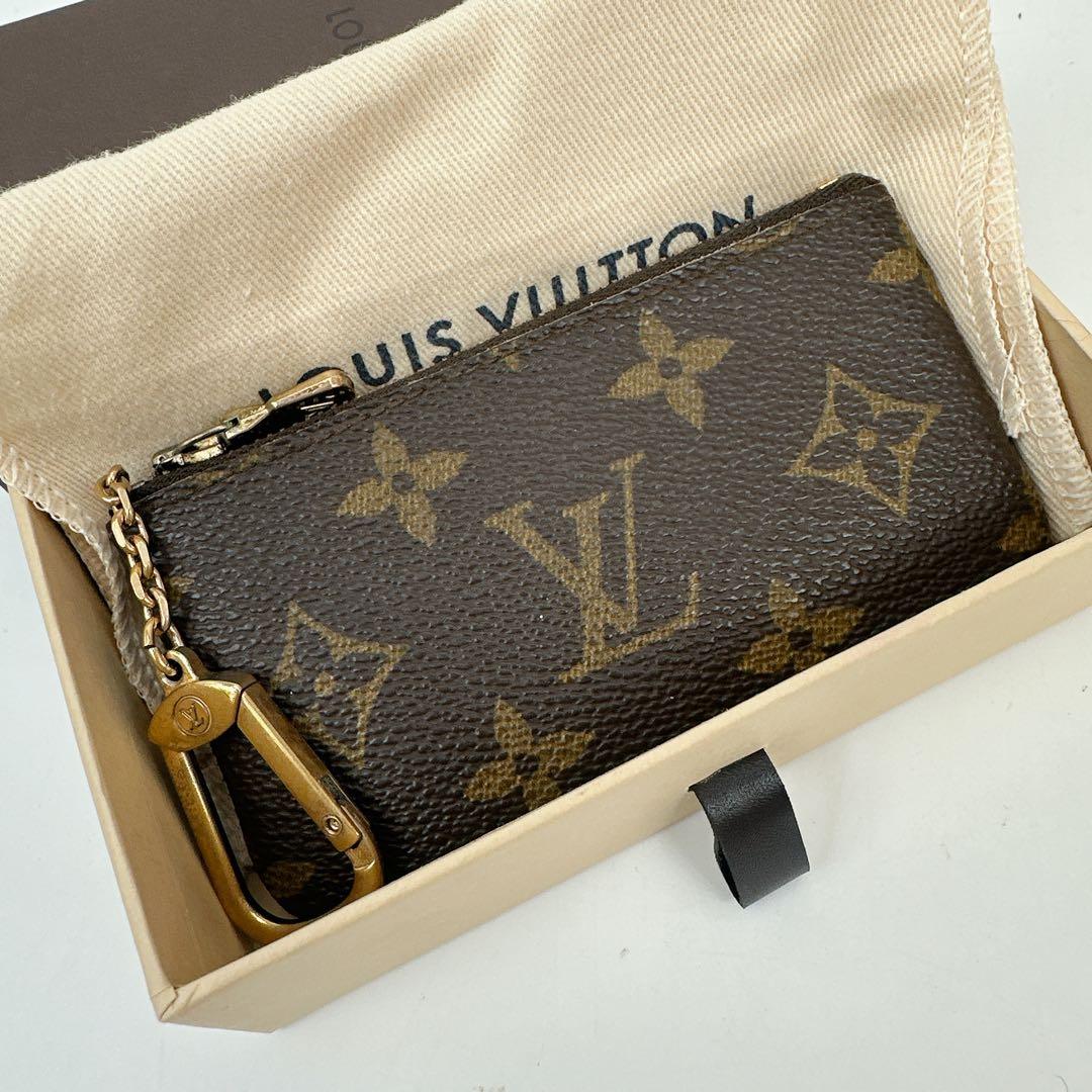 箱保存袋付　ルイヴィトン　モノグラム　ポシェットクレ　キーケース