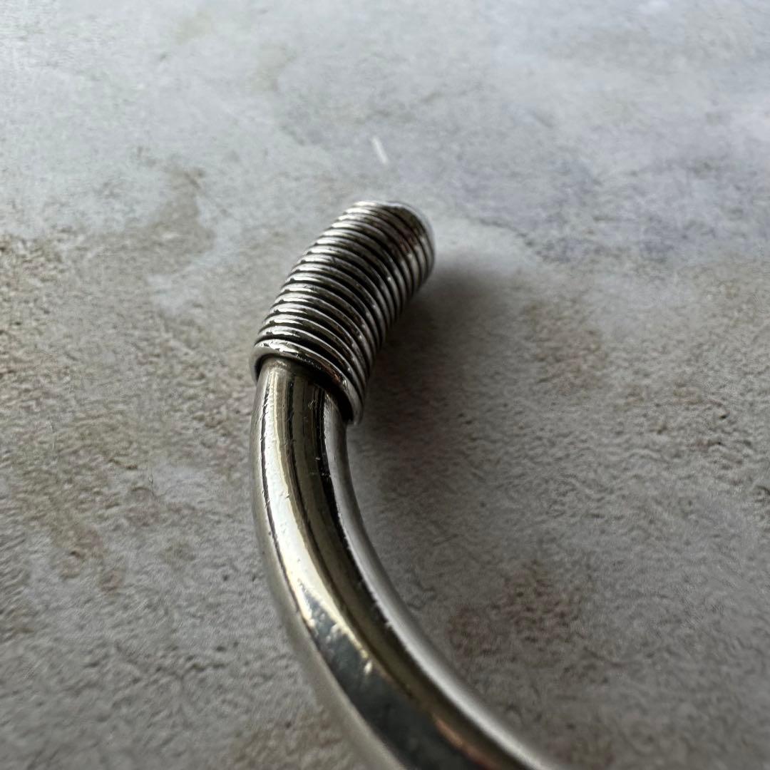 ヴィンテージ ヘビーモダニストブレスレット シルバー925 メキシコ製