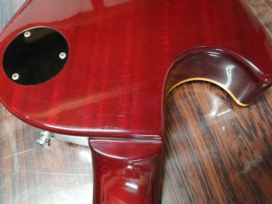 レスポール虎目良ギブソンギグケース付