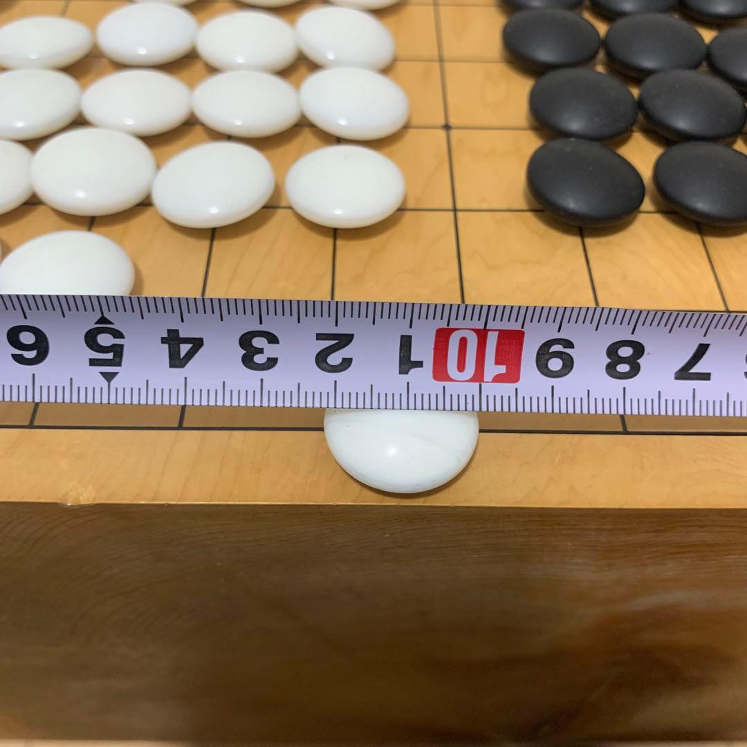 【高級】本榧 脚付碁盤 5寸 ヘソ有り 19路盤