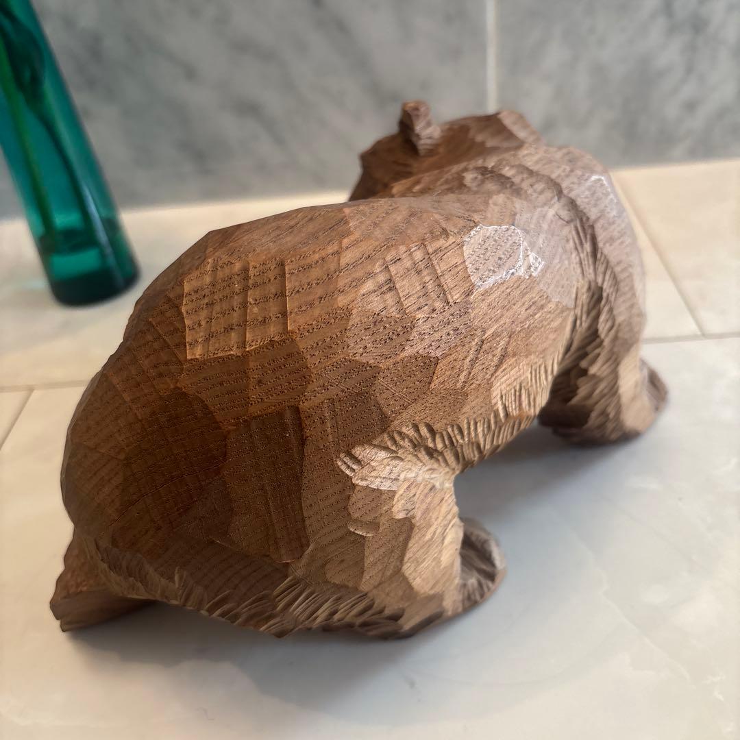 アイヌヴィンテージ　凛々しくスマートなお顔で雰囲気抜群のクマ