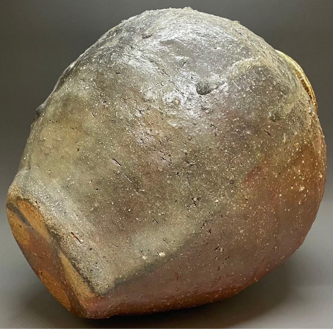 信楽焼　桧垣文壷　在銘　31cm 　　　n698