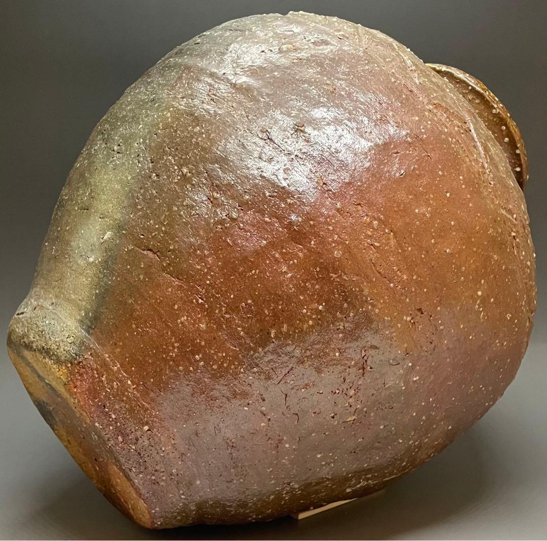 信楽焼　桧垣文壷　在銘　31cm 　　　n698